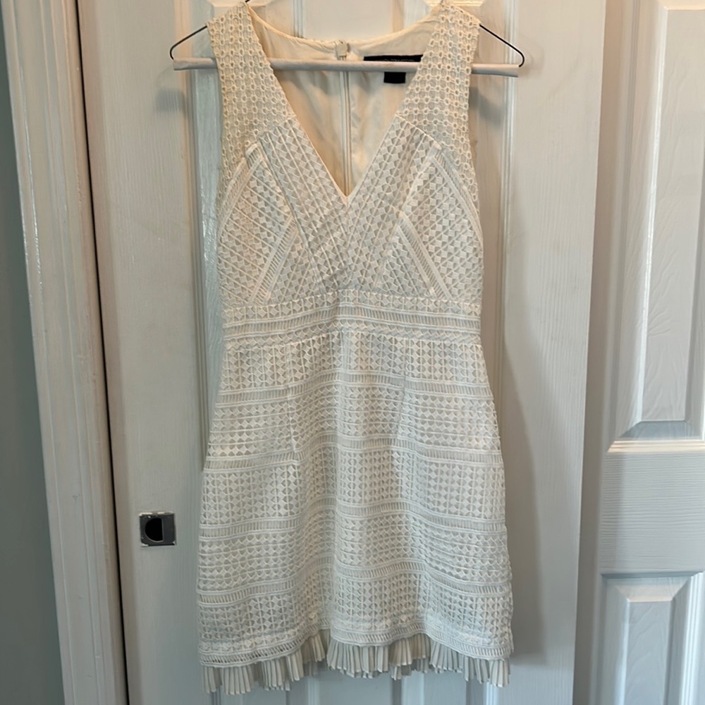 Beautiful white mini dress